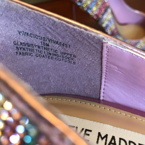 Steve Madden Vivacious PNK Multi Pointed Toe Stiletto - Picture 8 of 9